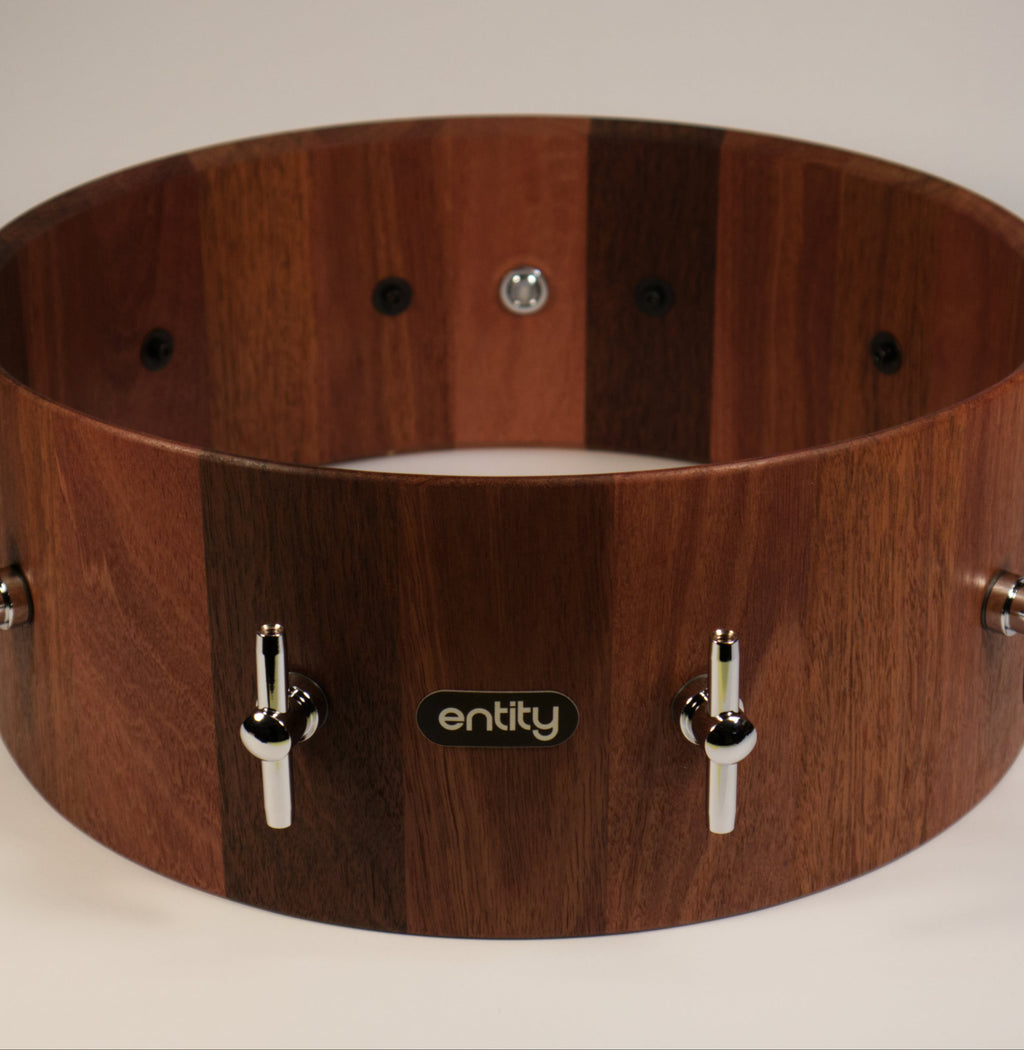 ENTITY 5.5 X 14" JARRAH BLOCK SNARE DRUM (50% DEPOSIT)