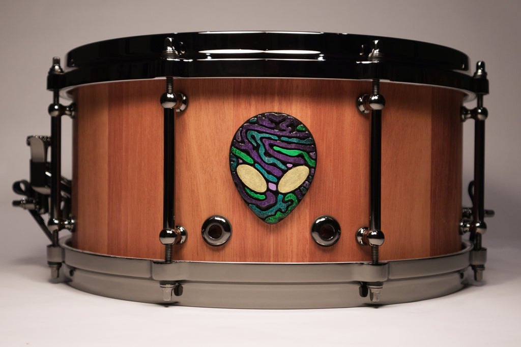 ENTITY AARON EDGAR SIGNATURE JARRAH BLOCK SNARE DRUM (50% DEPOSIT)