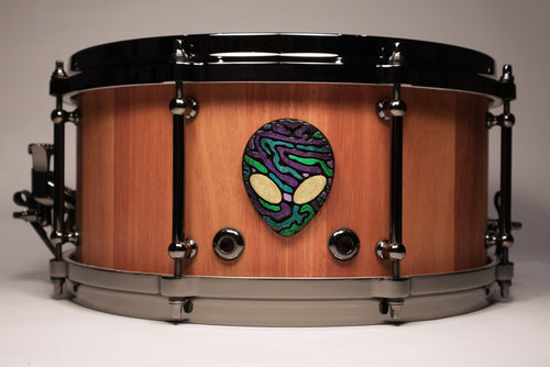 ENTITY AARON EDGAR SIGNATURE JARRAH BLOCK SNARE DRUM (50% DEPOSIT)