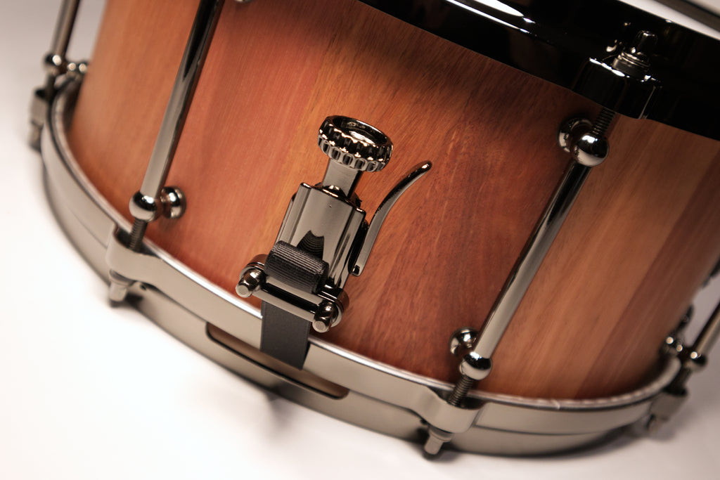ENTITY AARON EDGAR SIGNATURE JARRAH BLOCK SNARE DRUM (50% DEPOSIT)
