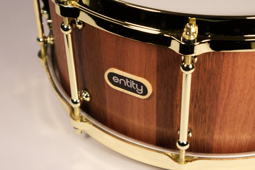 ENTITY CUSTOM JARRAH BLOCK SNARE DRUM (50% DEPOSIT)