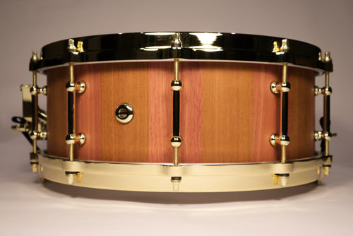 ENTITY RICK DIOR SIGNATURE MODERN VINTAGE MAHOGANY & JARRAH BLOCK SNARE DRUM (50% DEPOSIT)