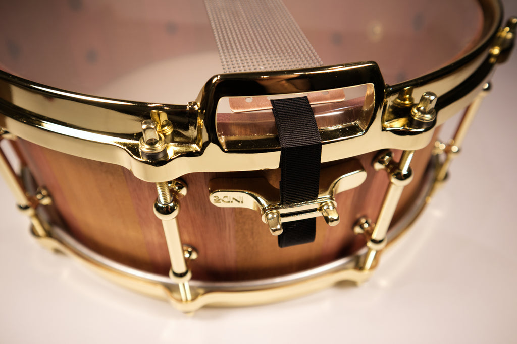 ENTITY RICK DIOR SIGNATURE MODERN VINTAGE MAHOGANY & JARRAH BLOCK SNARE DRUM (50% DEPOSIT)