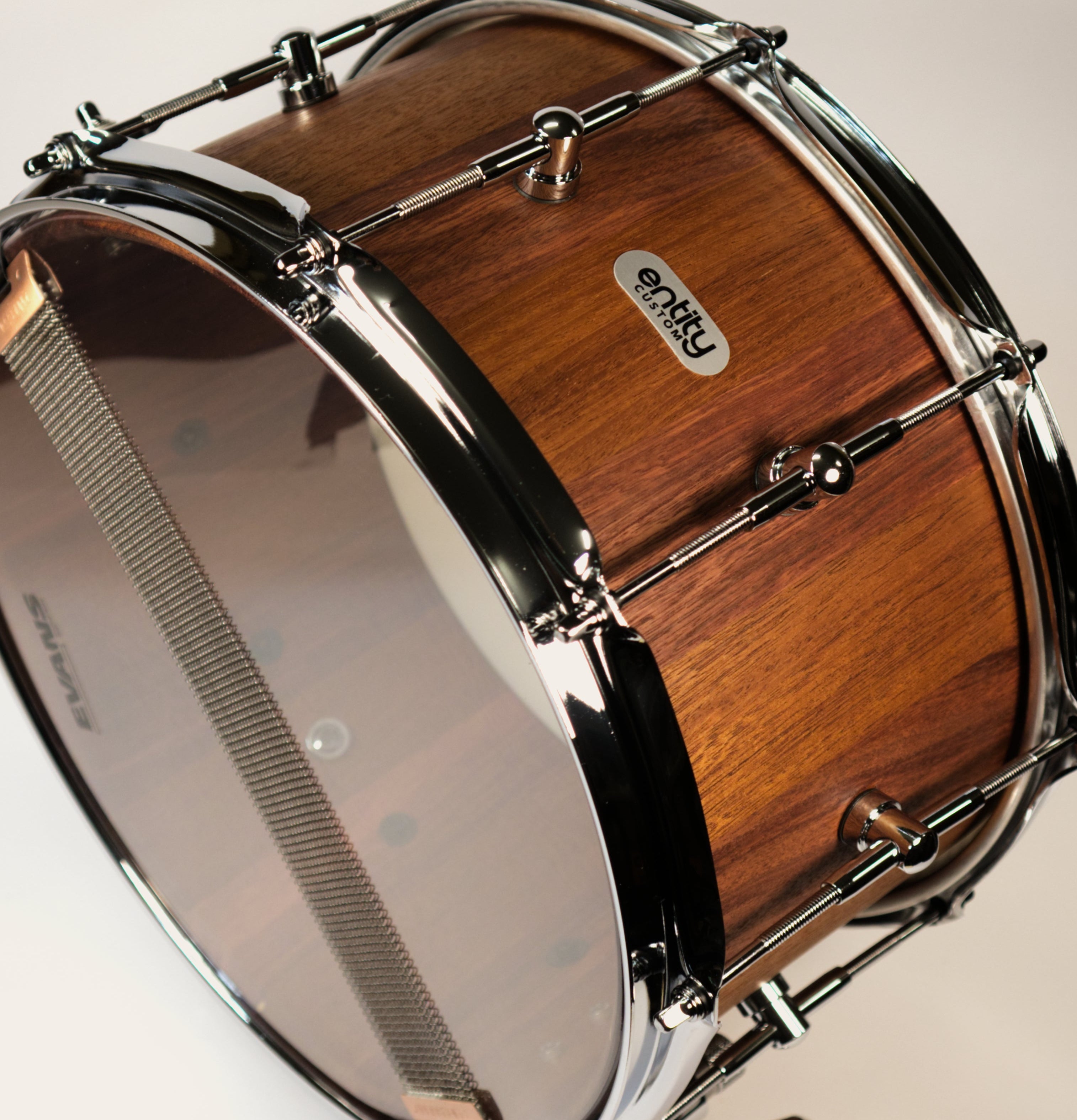 ENTITY CUSTOM MAHOGANY & JARRAH BLOCK SNARE DRUM (50% DEPOSIT)